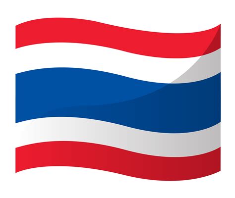 thailand flagge zum ausdrucken